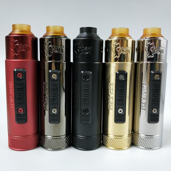 e cigarette mechanical mod kit purge slam piece mod with rda clone 20700 21700 18650 vape mech mod