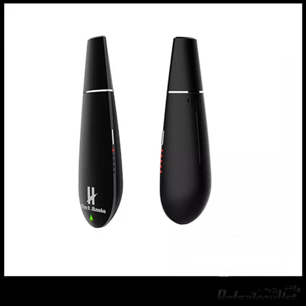 Original Kingtons Black Mamba Kit Dry Herb Vaporizer Pen 1600mAh Built-in Battery 3 in 1 VS Black Widow