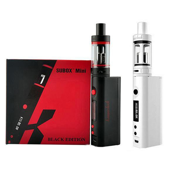 Kanger SUBOX Mini Starter Kit Kangertech 0.3ohm OCC Subtank Mini 50W Kbox Mini Black Silver,White with OLED Screen E-cigarette Kits