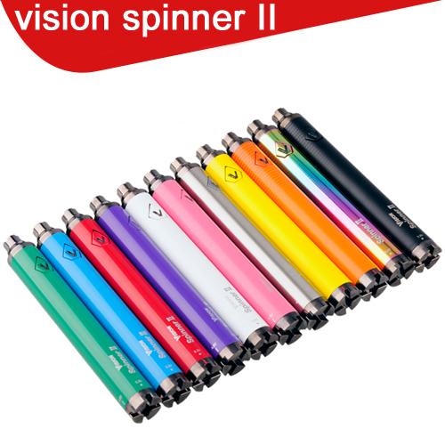 Top quality Vision spinner II 1600mAh Ego twist 3.3 4.8V vision spinner 2 variable voltage battery for Electronic cigarettes 0204043-2