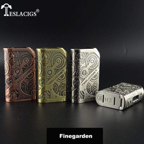 Tesla Nano 120w TC/TCR/VW mode Box Mod Teslacigs Nano 120 Vape Mod with 510 Thread 100% Authentic Telsacigs Free shipping