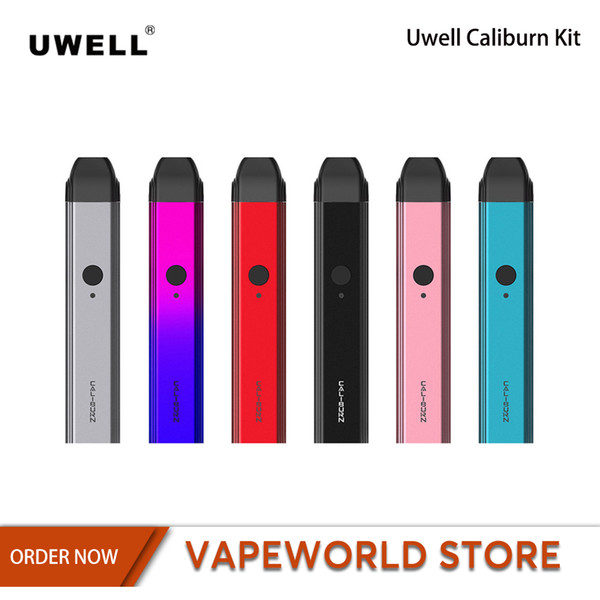 New Original Uwell Caliburn Kit Pod Kit With 2ml Built In Battery 520mah Vape Tank Atomizer Electronic Cigarette Vaporizer