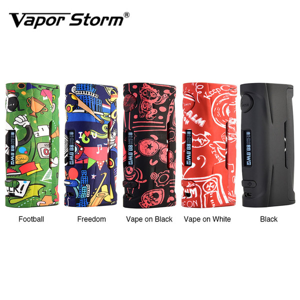 80W Vapor Storm Baby VW TC Box Mod with 0.91 Inch Screen & 10s Continuous Vape Time ABS Plastic Material Mod VS ECO