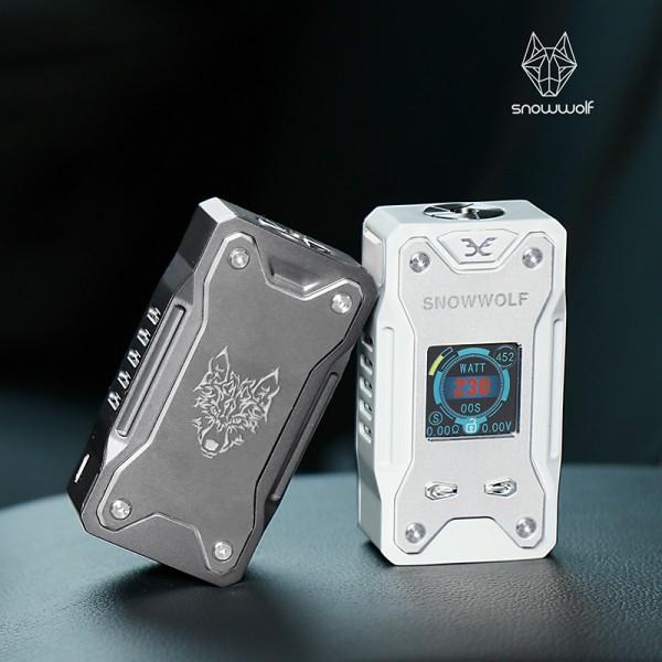 Authentic Sigelei SNOWWOLF Xfeng Mod high-class version 230W TC Box Mod 230Watt E-Cigarette Vape Mod 100% Orginal Snowwolf dhl free shipping