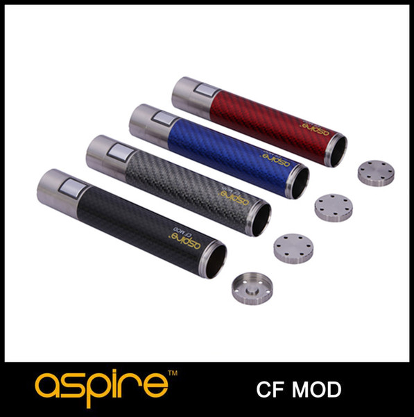 100% Authentic Eigate Aspire CF Mod 18650 Battery E Cigaretts Aspire CF Battery With Carbon Fiber Tube For Aspire Atlantis free shipping