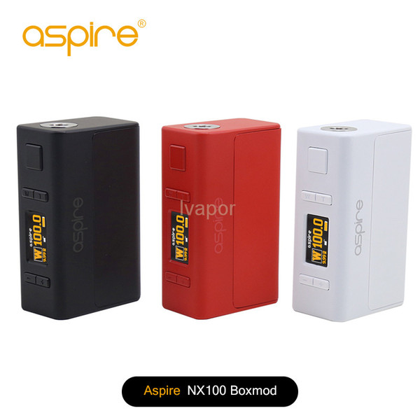 BIG Promotion !!Aspire NX100 TC Mod Best Match with Aspire Cleito 120 Tank Aspire NX 100 Mod red white 100% Original