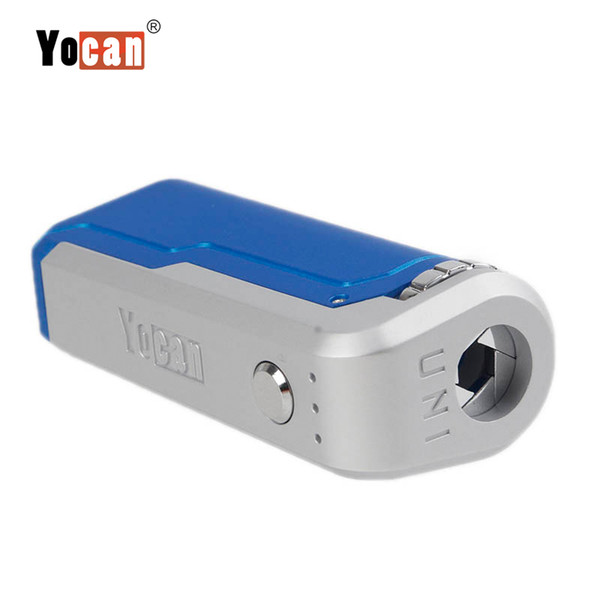 Yocan UNI Box Mod Battery 650mAh Universal Portable Cartridge Battery For 510 Thread Thick Oil Cartridge Vape Mods Battery Authentic Yocan