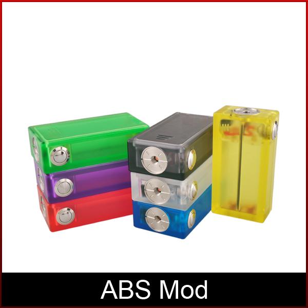 Colorful ABS Mod E Cigarette Box with Colorful Light Vapor Box Acrylic ABS Box Mod Top In Stock DHL freeshipping