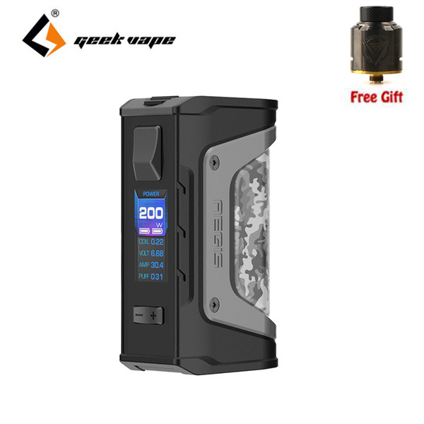 Aegis Legend 200W TC Box MOD New AS chipset Power by Dual 18650 batteries e cigs No Battery Aegis Legend MOD