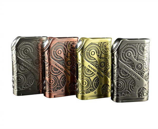 Authentic Tesla Nano 120W TC Box Mod with OLED Display Zinc Alloy 4 Colors Steampunk 120w also Smoant x Rabox mini