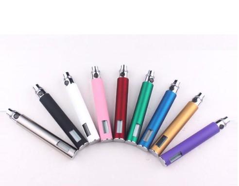 EGO LCD battery Electronic Cigarette Rechargeable Ego Battery Display Battery for CE4 CE5 CE6 vivi nova atomzier 1100mah 900mah 650mah E cig