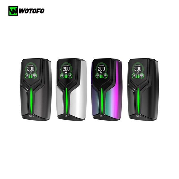 Clearance Original Wotofo Flux Box Mod 200w mod designed by wofoto & the with OLED color screen for 510 thread vape tank