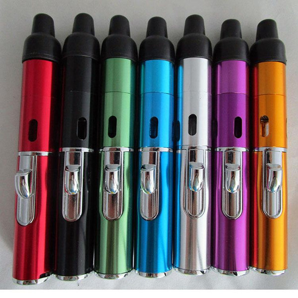 New Click N Vape Sneak A vape Herbal Vaporizer smoking pipes Flame Lighter with built-in Wind Proof Torch lighters Free Shipping