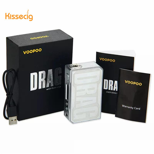 Voopoo Drag 157W TC box mod with carbon fiber plate made by Gene chip hot selling on market