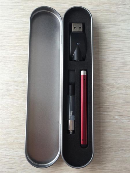 OEM Custom Logo 510 oil vaporizer no leak pyrex cartridge bud touch O pen Vape pen battery with atomzier metal box package kit