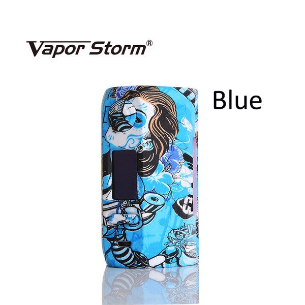 Original Vapor Storm 200w Vape Mod Storm230 Box Colorful VW TCR Bypass Mode Fashion E Cigarette Support Dual 18650 Big LED Screen Mods