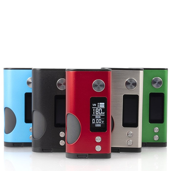 100% original Authentic Dovpo Basium 180W VW Squonk Mod 6ml Dual 18650 batteries 0.96 inch OLED Screen free shipping