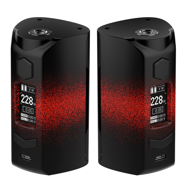 Wholesale E-cigarette Rincoe Manto S MOD 228W Support Dual 18650 Batteries Ni200/Ti/SS/TCR Modes