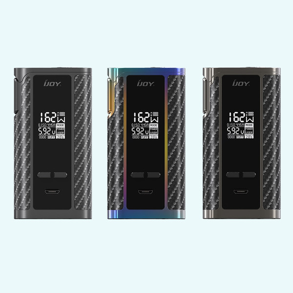 Podvape 100% Original IJOY Captain 1865 TC Box MOD Powered Dual 18650 Battery Max 162W Output Ecigs Vape Mod Vs iJoy PD1865 Vaporizer