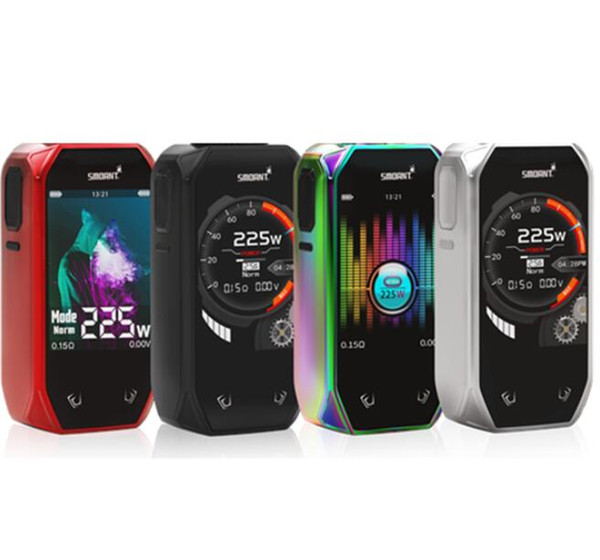 Authentic Smoant Naboo 225W TC Box MOD Classical UI Options and Music
18f52
 Mode World's first 2.4 inch colorful screen with touch button