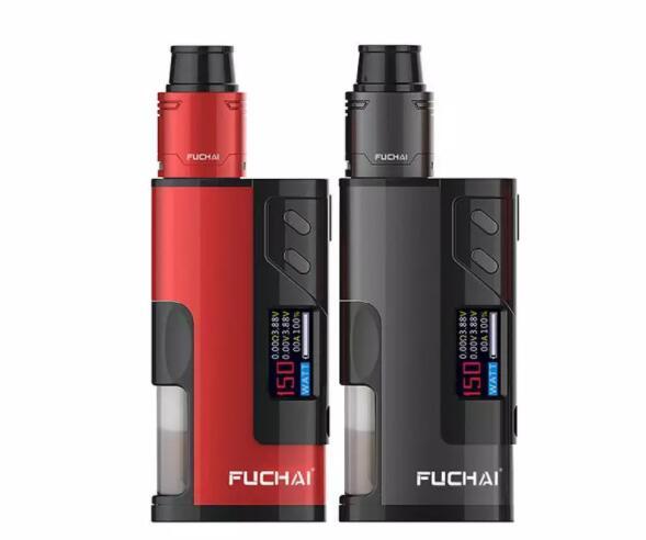 Newest!!! 100% Authentic Sigelei Fuchai Squonk 213 Kit 150W TC VW Box Mod Support 18650 21700 20700 Battery 5ml Empty Bottle RDA Atomizer