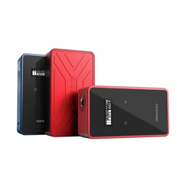 Original Sigelei SNOWWOLF 200W C TC Box MOD Max 235W Output Dual 18650 Battery DHL free shipping