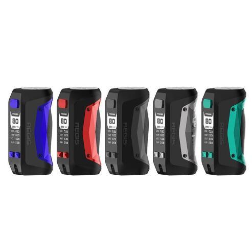 Authentic Geekvape Aegis Mini 80W TC Box Mod with Built-in battery 2200mAh All-new AS Chipset E Cig Battery Mod