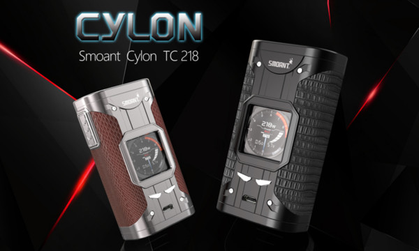 100% Original Smoant Cylon 218W TC Box Mod VW Mod Dual 18650 Battery with 1.35 inch TFT color screen DHL Free shipping