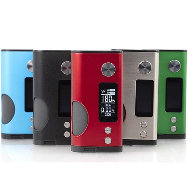 Authentic Dovpo Basium Squonk 180W Mod 0.96 inch OLED Screen Dual 18650 battery vape mods with 6ml silicone bottle