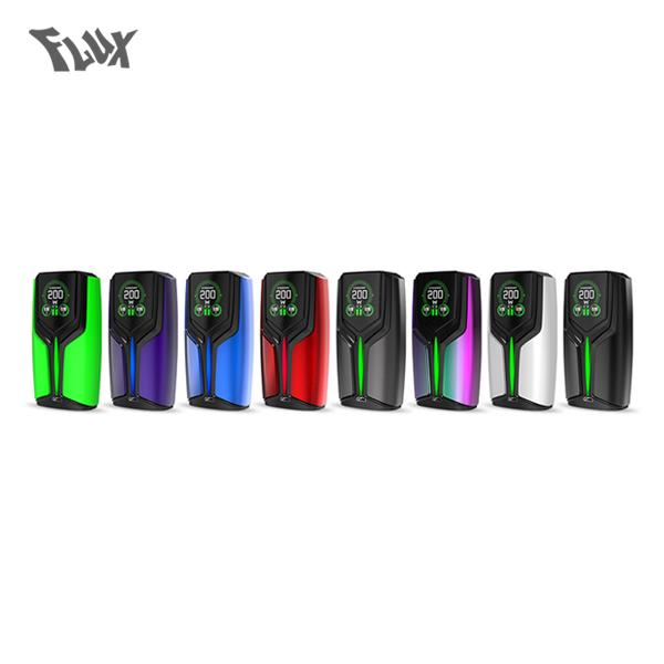 100% Original Wotofo Flux 200W vape mods powered by Dual 18650 Battery with OLED 1.3inch color screen