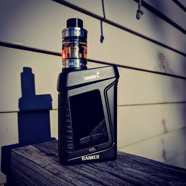 100% Original Smoant Ranker 218W TC/VW Box Mod Utilizes the Ant218 V2 chip features 1.35 inch TFT color screen