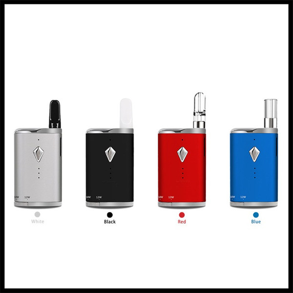 Komodo C6 Box Mod New Fashion 650mAh Preheating Vape Mod Ecig Battery For Amigo Liberty Cartridges 510 Thread Atomizers VS C5 Mod