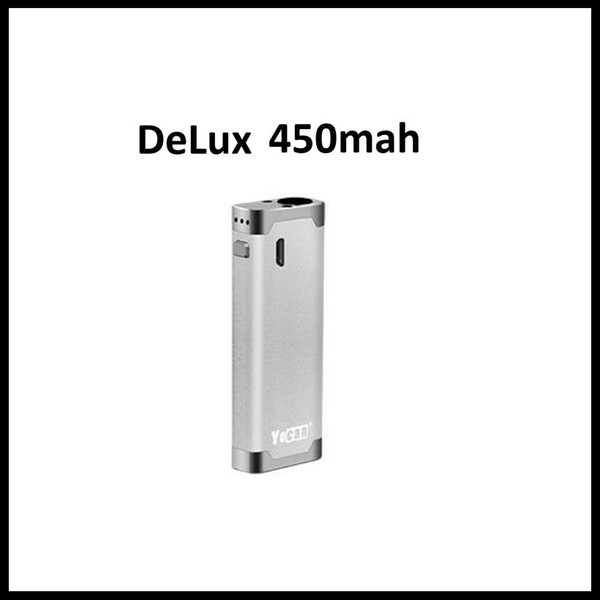 Authentic Yocan Delux Box Mod 1500mAh Mini 450mAh Power Bank Battery World First Ecig Box Mod Wax Oil Atomizer 2 In 1 Kits