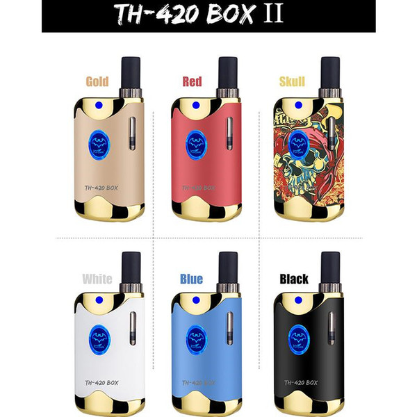 Authentic Kangvape TH420 II Starter Kit With 650 mAh Battery TH-420 2 Vape Box Mod For Thick Oil Cartridge Atomizer 100% Original