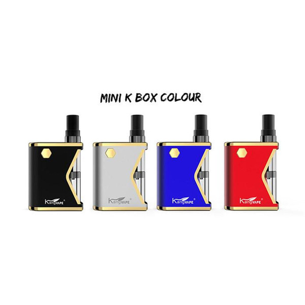 100% Original Kangvape Mini K Kit 400mAh VV Battery Box Mod 0.5ml 510 Vape Thick Oil Atomizer Cartridge Tank