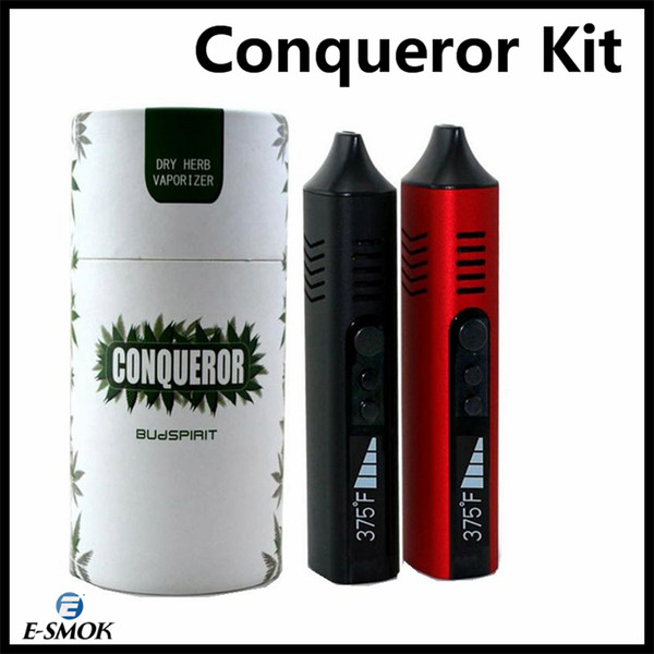 Hugo Conqueror Vaporizer Kit 2200mAh Adjustable Temperature Dry Herb Vape Pen Herbal Starter Kits Original by DHL