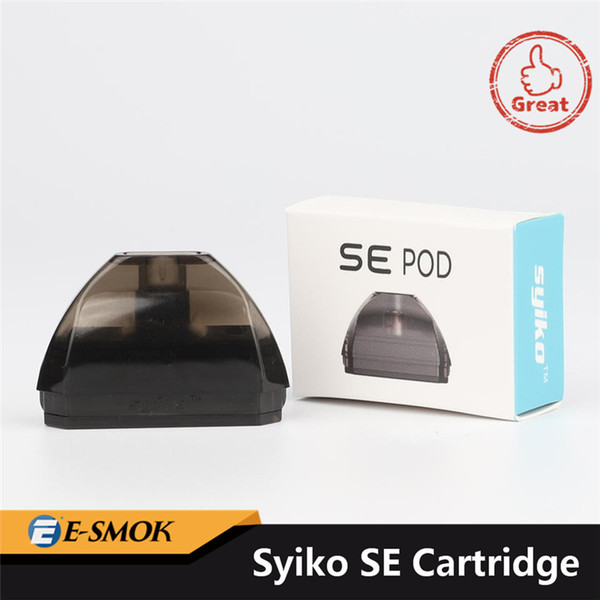 Original Syiko SE Pod Cartridge 2ml for Syiko SE Pod Starter Kit 5pcs/pack 1.5ohm coil bottom refilling 2.0ml cartridge Tank Atomizer