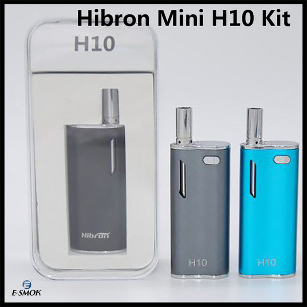 Authentic Hibron Mini H10 Kit Vaporizer Pen 650mAH Starter Kit With Bud Touch CE3 Waxy Oil Tank Atomizer Box Mod vs Conseal Vape