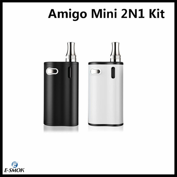 Genuine Amigo Itsuwa Mini 2N1 Vape Starter Kit 1000mAh Variable Voltage Preheat Battery Mod Liberty V1 V9 Thick Oil Vape Cartridges