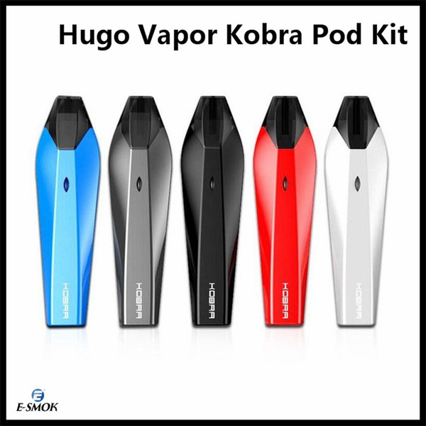 Original Hugo Vapor Kobra Pod Kit 500mAh with 1.8ml Cartridge Light weight for easy carrying E cig Pod Kit