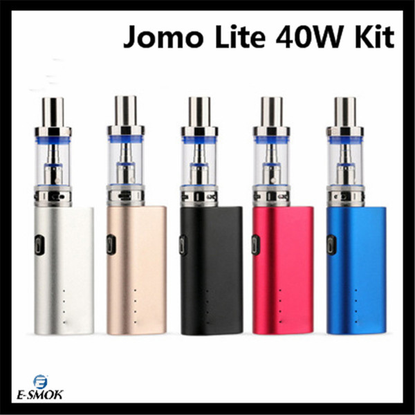 Jomo Lite 40w Kit Starter kits Jomo 40w box mod mini bulit-in 2200mAh battery vaporizer kits 3ml Lite tank e cigs cigarettes vapor DHL