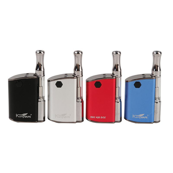 100% Original Kangvape Mini 420 Box Kit 400mAh VV Battery Mini TH-420 Mod 0.5ml 510 Vape Thick Oil Cartridges Tank