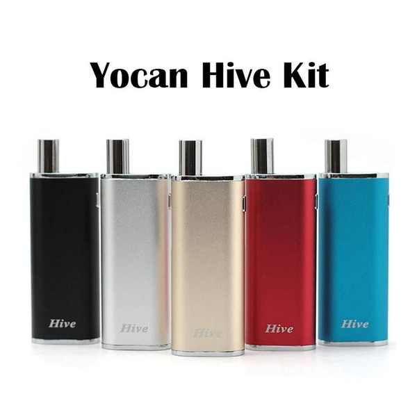 Wax Vaporizer Vape Pen Yocan Hive Box Mod Kit Electronic Cigarettes Starter Kits 650mah Battery 510 Thread Atomizer Quartz Coil