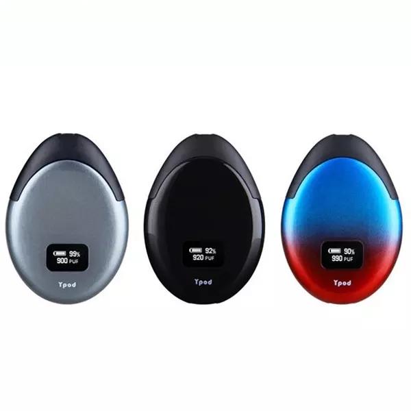 Authentic Yosta Ypod Starter Kit 500mAh 12W Portable Pod Vape Pen Kit System with OLED Display 100% Original