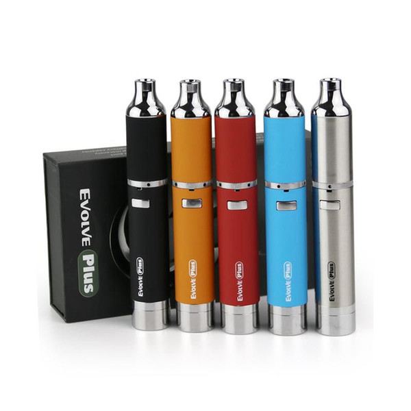 Yocan Evolve Plus Kit 1100mAh Wax Vaporizer Starter Kit with Quatz Dual Replacement Coils E Cigarette Vape Pen Herbal Vapor DHL