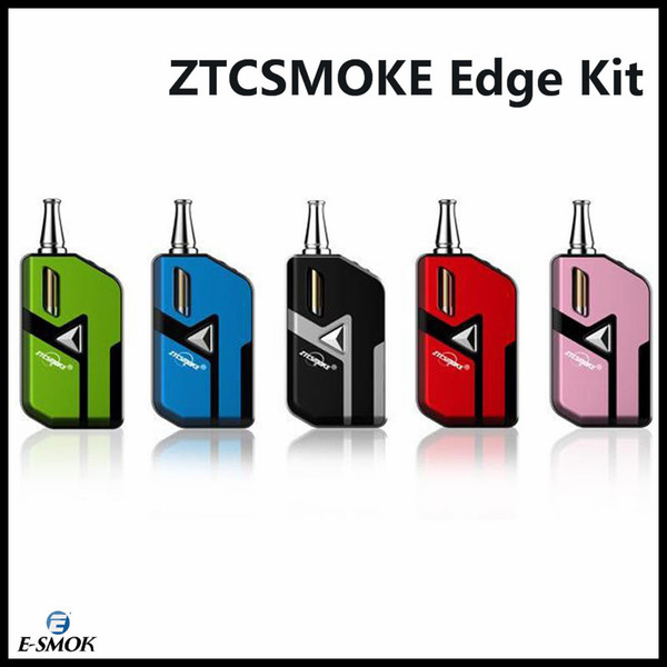 Authentic ZTCSMOKE Edge Mod kit 400mAh 510 Thread preheat vape battery adjustable voltage EDGE oil kit Vaporizer DHl free