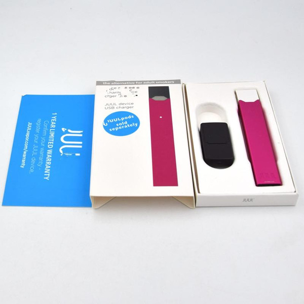 New COCO SMOKING J uul starter Kit 250mah battery USB Charger Portable Vape Pen juul device