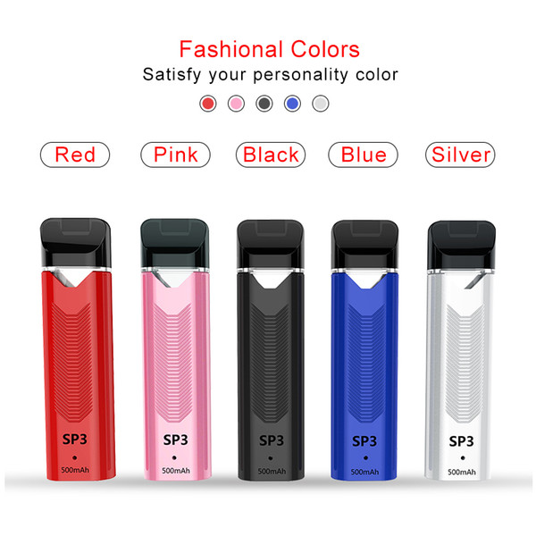 Springtime SP3 Pod Kit 500mAh Battery Flat Vape Pen Device with 2.0ml Cartridges For Thick Oil Ultra Portable Pen Kit