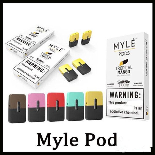 Myle Pods for Myle Vape Starter Kit Battery Device Compatible Pods Cartridges Five Flavors VS stig pods