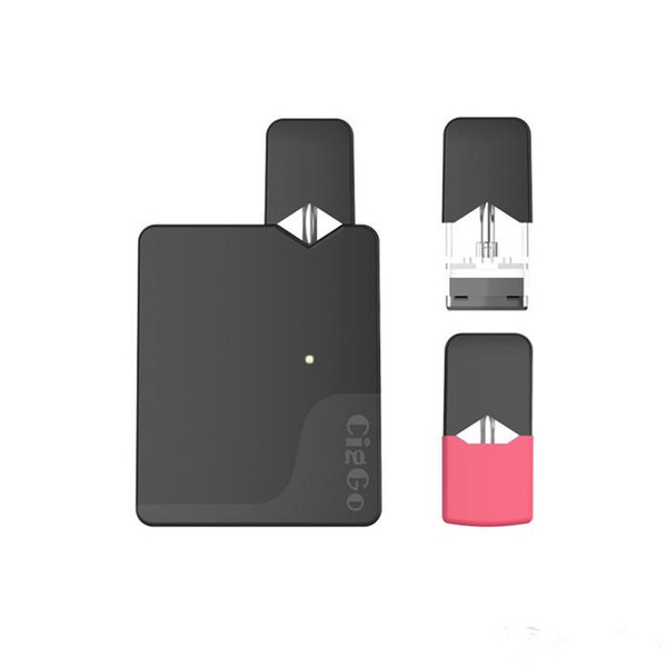 Original CigGo J Box Kit E Cigarette Card-shape Vaporizer Kit 350mah Vape Mod For Oil E-liquid 2 Pods Fit J Pen Bauway